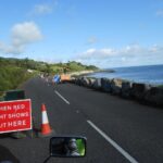 Vožnja po Severni Irski - delo na cesti